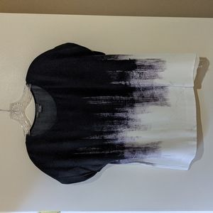 Ombre silk short-sleeve shirt